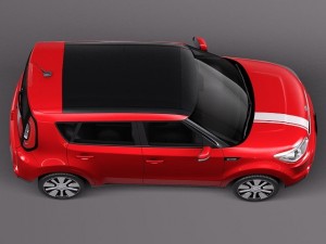 Kia Soul 2014 3Dモデル