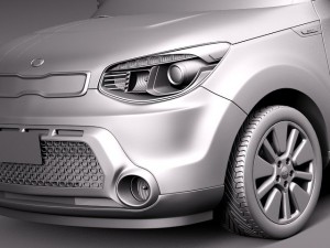 Kia Soul 2014 3Dモデル