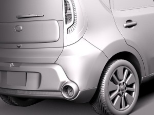 Kia Soul 2014 3Dモデル