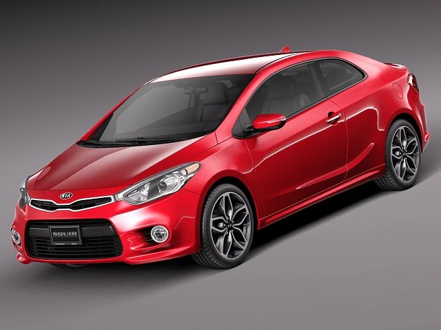 Kia Forte Koup 2014 3D Model .c4d .max .obj .3ds .fbx .stl .blend 