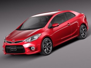 Kia Forte Koup 2014 3D Model