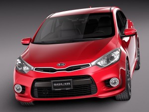 Kia Forte Koup 2014 3D 模型