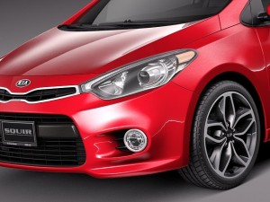 Kia Forte Koup 2014 3D 模型