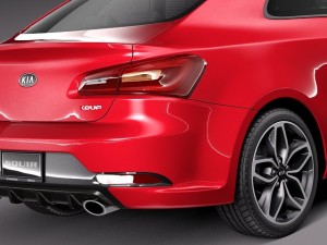 Kia Forte Koup 2014 3D 模型
