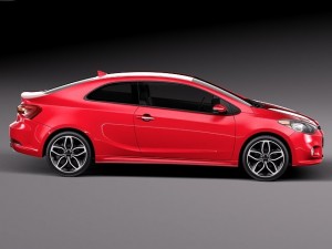 Kia Forte Koup 2014 3D 模型