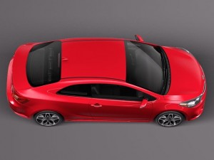 Kia Forte Koup 2014 3D 模型