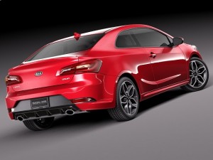 Kia Forte Koup 2014 3D 模型