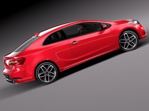 Kia Forte Koup 2014 3D 模型