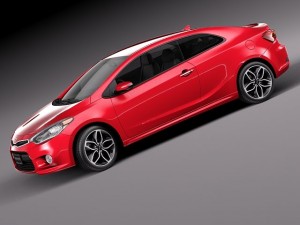Kia Forte Koup 2014 3D 模型
