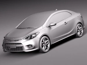 Kia Forte Koup 2014 3D Model