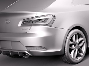 Kia Forte Koup 2014 3D 模型