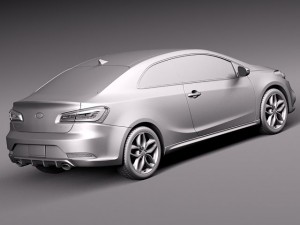 Kia Forte Koup 2014 3D 模型