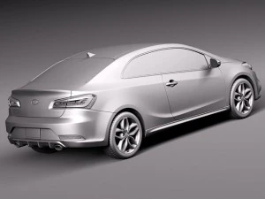 Kia Forte Koup 2014 3D Model