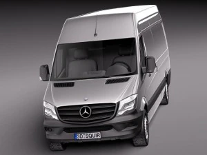 Mercedes-Benz Sprinter Long High 2014 3D Model