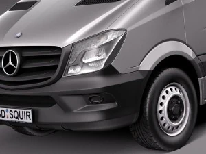 Mercedes-Benz Sprinter Long High 2014 3D Model