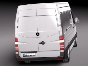 Mercedes-Benz Sprinter Long High 2014 3D Model