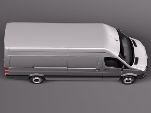 Mercedes-Benz Sprinter Long High 2014 Modelo 3D
