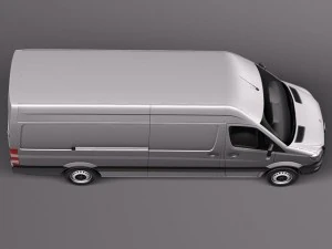 Mercedes-Benz Sprinter Long High 2014 3D Model