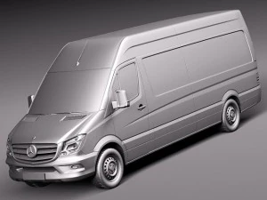 Mercedes-Benz Sprinter Long High 2014 3D Model