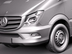 Mercedes-Benz Sprinter Long High 2014 3D Model