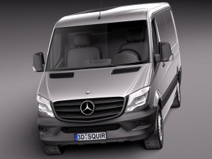 Mercedes-Benz Sprinter Short Low 2014 3D Model