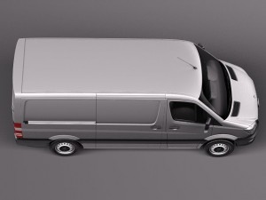 Mercedes-Benz Sprinter Short Low 2014 3D Model