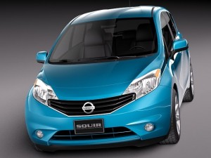 Nissan Versa 2014 USA 3D Модель