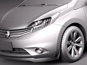 Nissan Versa 2014 USA 3D Model