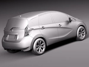 Nissan Versa 2014 USA 3D Model
