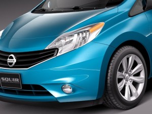 Nissan Versa 2014 USA 3D Модель