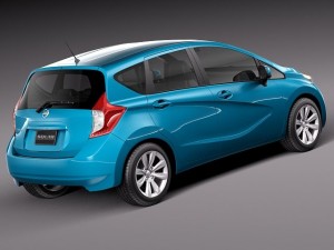 Nissan Versa 2014 USA 3D Модель