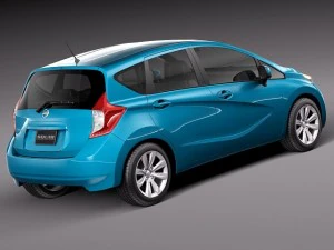 Nissan Versa 2014 USA 3D Model