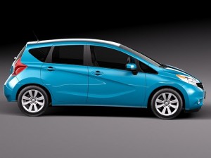 Nissan Versa 2014 USA 3D Модель