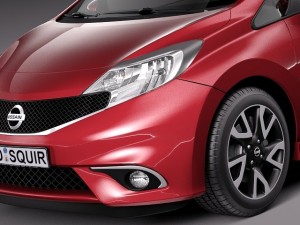 Nissan Note 2014 Euro 3Dモデル
