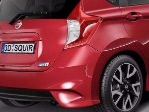 Nissan Note 2014 Euro 3Dモデル