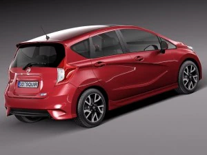 Nissan Note 2014 Euro 3D Model