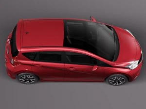 Nissan Note 2014 Euro 3D Model
