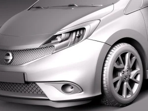 Nissan Note 2014 Euro 3D Model