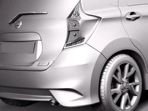 Nissan Note 2014 Euro 3D Model