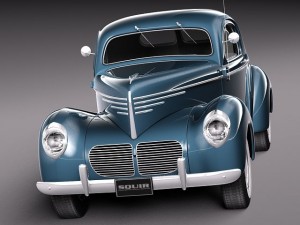 Willys Coupe 1940 Model 3D