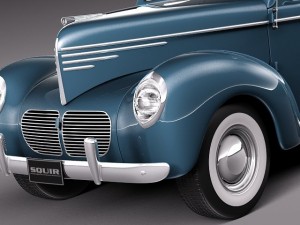 Willys Coupe 1940 Model 3D