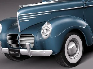Willys Coupe 1940 3D Model