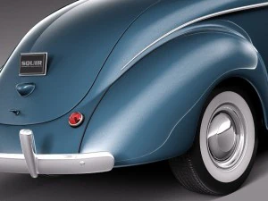 Willys Coupe 1940 3D Model