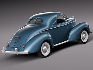 Willys Coupe 1940 3D Model