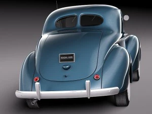 Willys Coupe 1940 3D Model