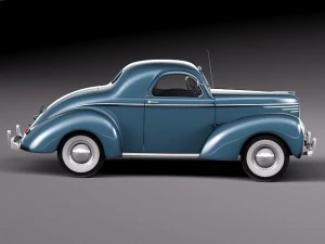 Willys Coupe 1940 3D Model