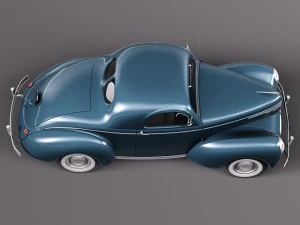 Willys Coupe 1940 3D Model