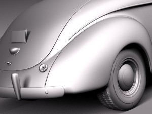 Willys Coupe 1940 Model 3D