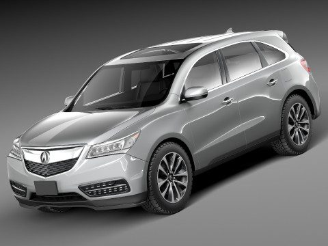 Acura MDX 2014 Modelo 3D