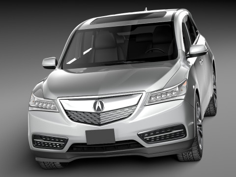 Acura MDX 2014 Model 3D
